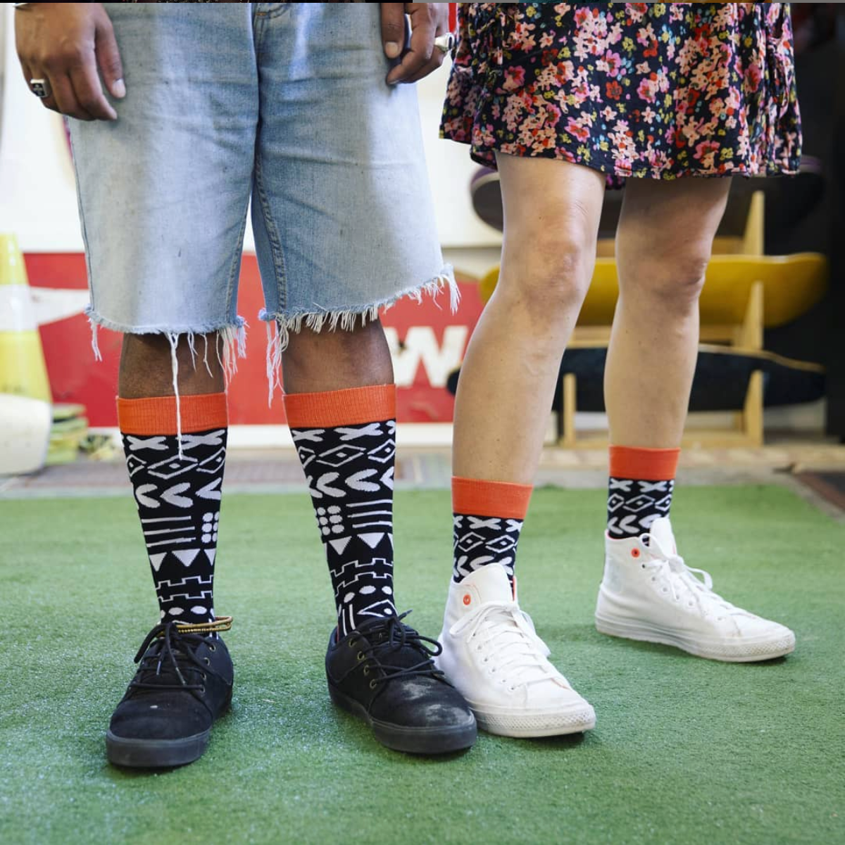 Mudcloth Socks